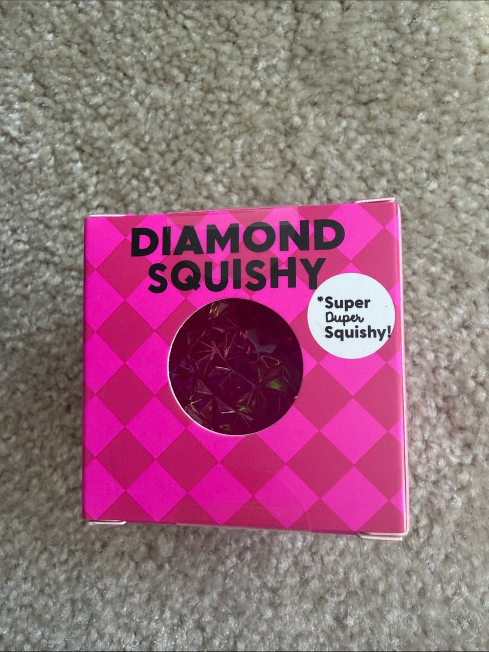 Diamond Squishy Pink Squishy Toy